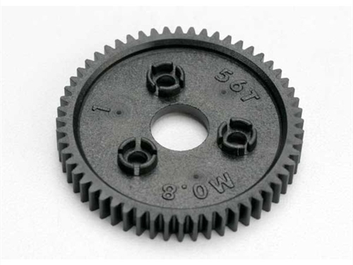 Spur gear, 56-tooth (0.8 metric pitch/compatible 32-pitch)