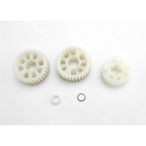 Output gears, 33T (2)/drive dog carrier/output shaft spacer