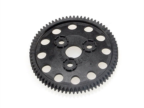 Spur gear, 72-tooth (0.8 metric pitch, compatible 32-pitch)