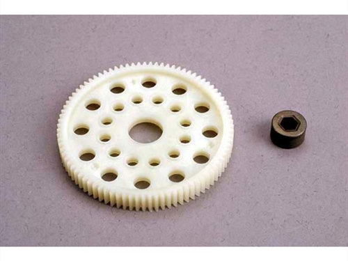 Spur gear (87-tooth) (48-pitch) w/bushing