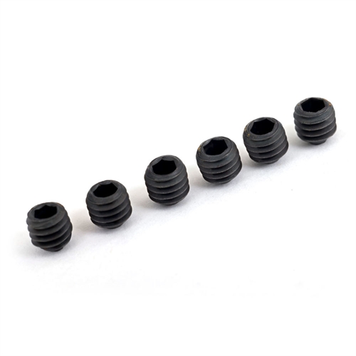 Screws, set (grub), 4mm (with heavy duty threadlock) (6)
