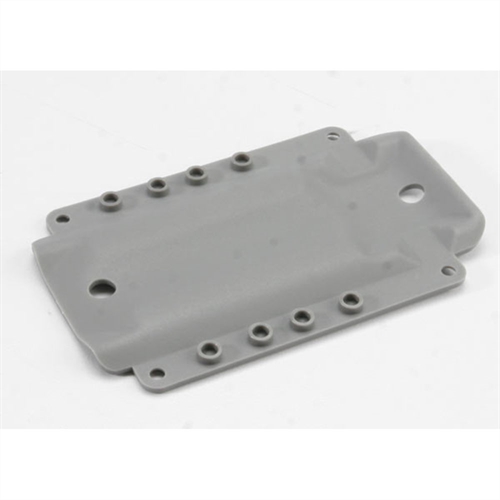 Skidplate, transmission, nylon (grey) (long wheelbase)