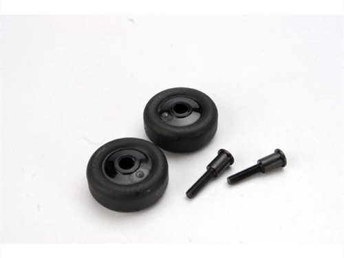 Wheels (4)/ Axles (2), for Maxx wheelie bar