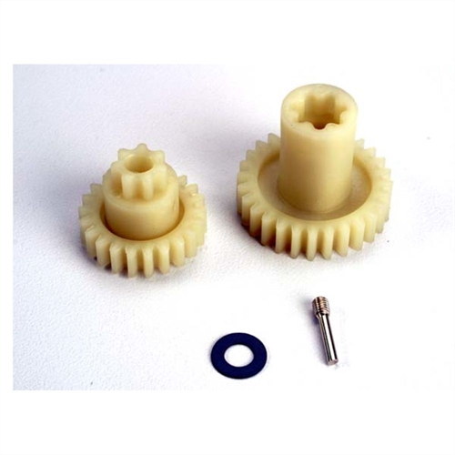 Primary gears: fwd 28T/rev 22T/ set screw yoke pin, M3/12