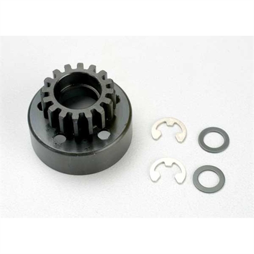 Clutch bell (16-tooth)5x8x0.5mm fiber washer, 5mm e-clip
