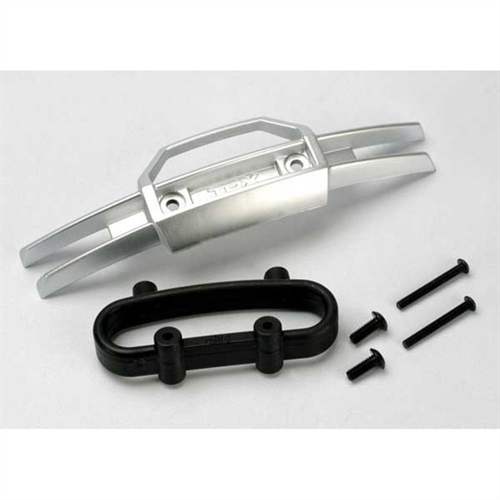 Bumper, front, mount, 4x10mm BCS (2)/ 3x25mm BCS (2)