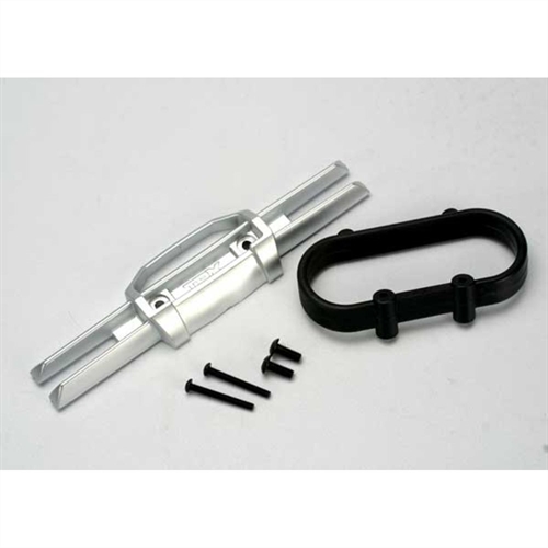 Bumper, rear, mount, 4x10mm BCS (2)/ 3x25mm BCS (2)