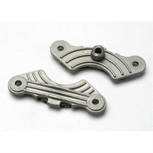 Brake pad set:inner/outer calipers w/bonded friction pads