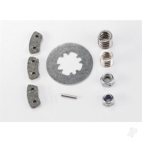 Rebuild kit, slipper clutch (Steel disc / friction pads (3 pcs) / spring (2 pcs) / pin / 4.0mm NL (1pc) / 5.0mm NL (1pc))