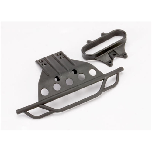 Bumper, front/ bumper mount, front (black)