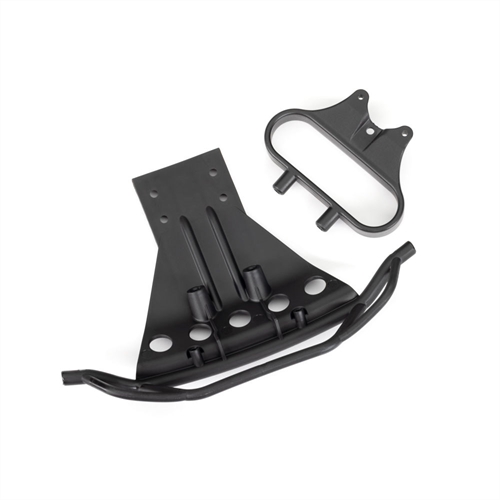 Bumper, front/ bumper mount (fits 2WD Slash) (for LED light kit installation)