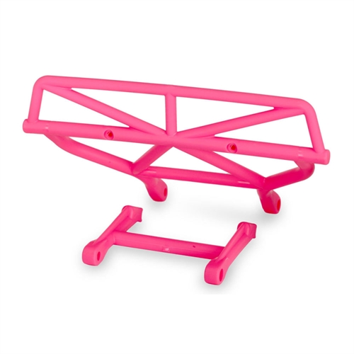 Bumper, rear/ bumper mount, rear (pink)