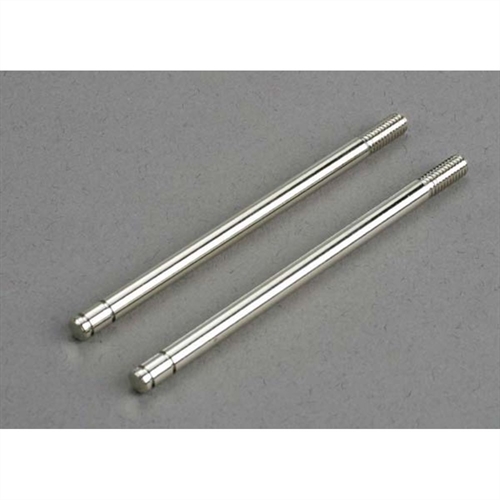 Shock shafts, steel, chrome finish (front) (2)