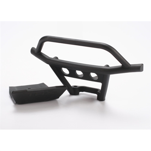 Bumper/skidplate, front (black) Stampede 4X4