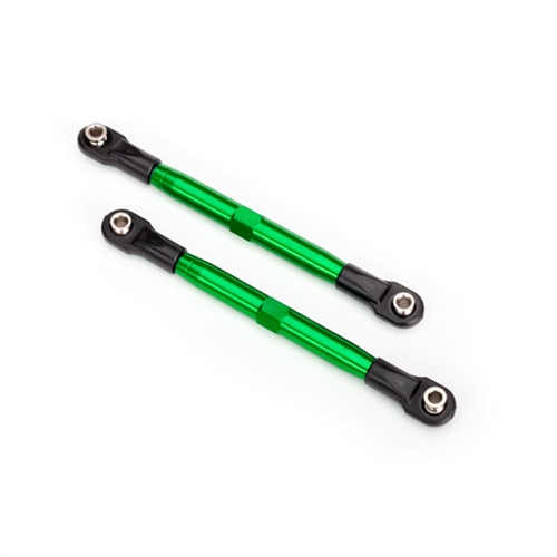 Toe links (TUBES green-anodized, 7075-T6 alu.) (87mm)