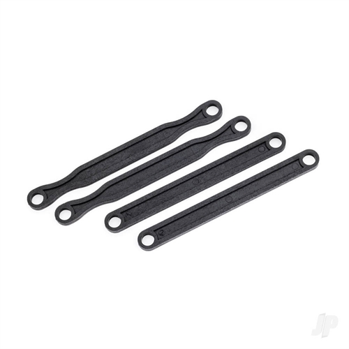 Camber link set (plastic/ non-adjustable) (front &rear) (black)
