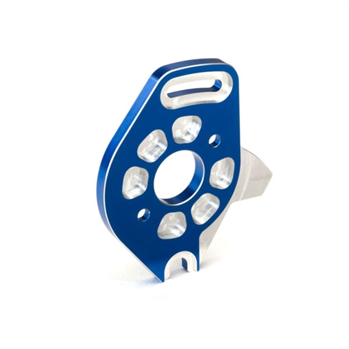 Plate, motor, 6061-T6 aluminium (blue-anodised)