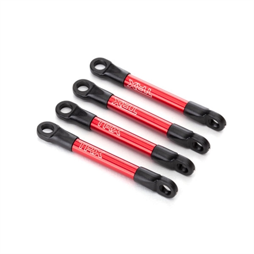 Push rods, aluminium (red-anodised) (4) (assembled)