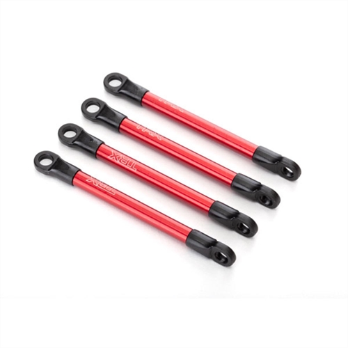 Push rods, aluminium (red-anodised) (4) (assembled)