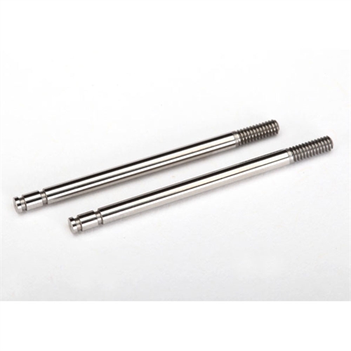 Shock shafts, steel, chrome finish (2)