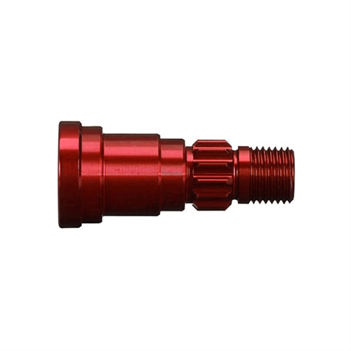 Stub axle, aluminium (red-anodised) (1)