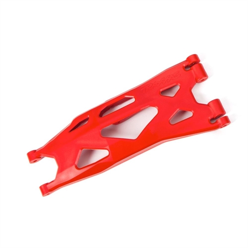 Suspension arm, lower, red (1) (right, front or rear) (for use with #7895 X-Maxx WideMaxx suspension kit)
