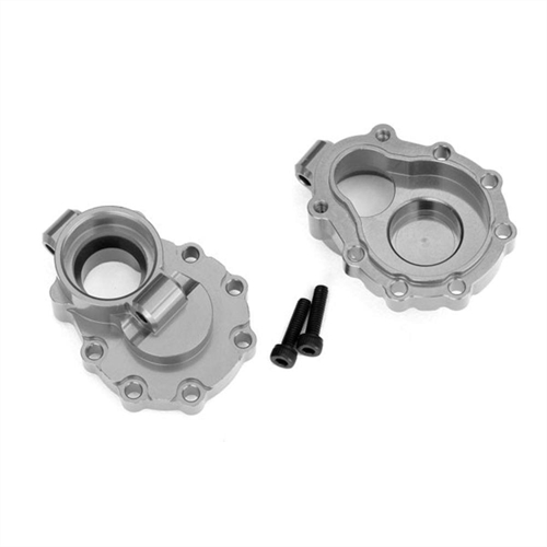 Portal housings, inner (rear), 6061-T6 aluminum (charcoal gr