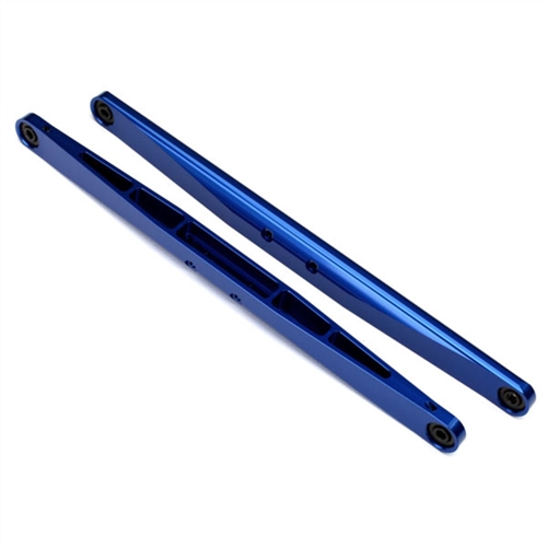 Trailing arm, blue-anodized (2) (assembled with hollow balls