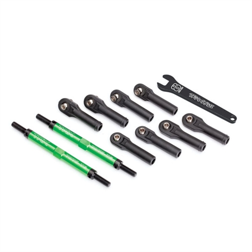 Toe links, E-Revo VXL (Green-anodized) (144mm) (2)