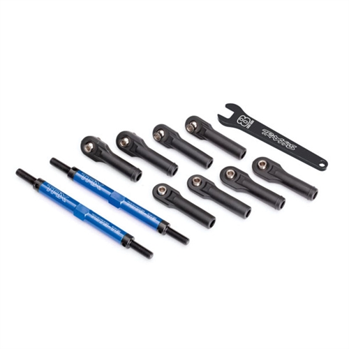 Toe links, E-Revo VXL (Blue-anodized) (144mm) (2)