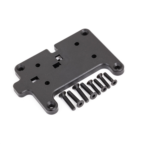 Mounting plate, winch/ 3x15mm CCS (4)/ 2.5x12mm CCS (4) (fits TRX-6 Ultimate RC Hauler)