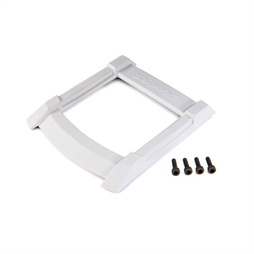 Skid plate, roof (body) (white)/ 3x12mm CS (4)