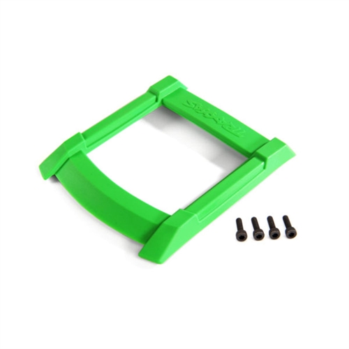 Skid plate, roof (body) (green)/ 3x12mm CS (4)