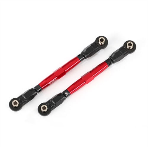 Toe links, front (TUBES red-anodized) (88mm)