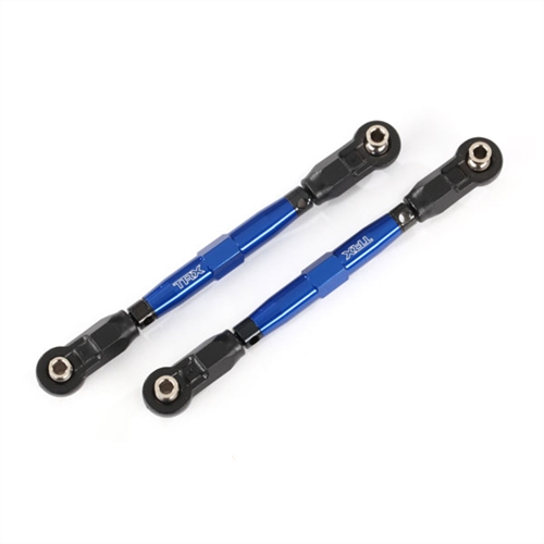 Toe links, front (TUBES blue-anodized) (88mm)