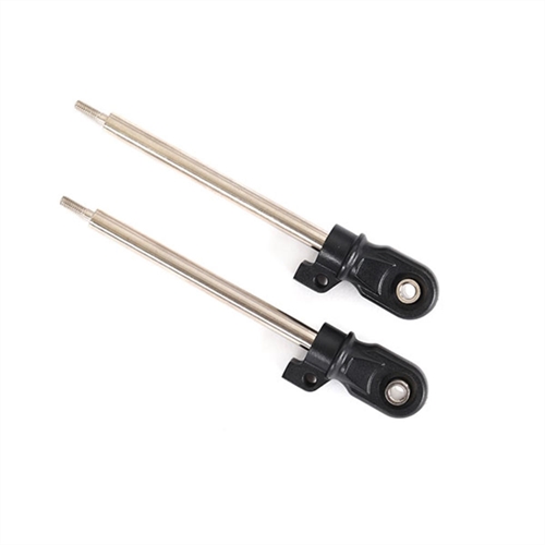 Shock shaft, 72mm (GT-Maxx) (steel, chrome finish) (2)