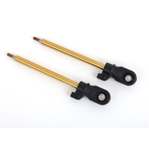 Shock shaft, 72mm (GT-Maxx) (TiN-coated) (2) (assembled with rod ends and steel hollow balls)