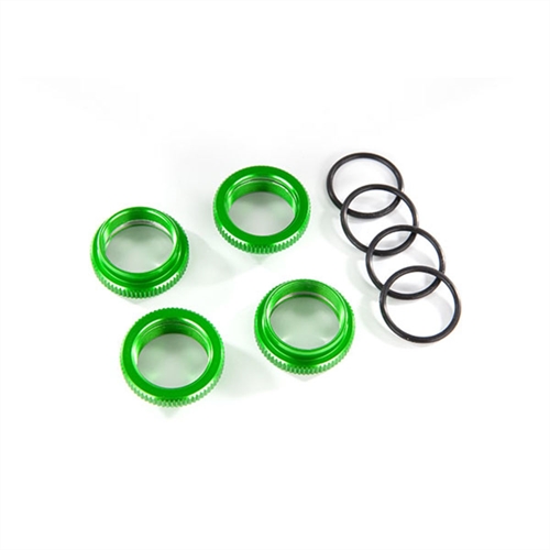 Spring retainer (adjuster), green-anodized, GT-Maxx shocks (