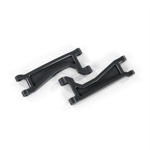 Suspension arms, upper, black (left or right, Front or Rear) (2 pcs) (for use with #8995 WideMaxx suspension kit)