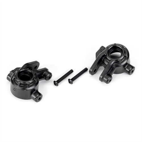 Steering blocks, extreme heavy duty, black (left & right)/
3x20mm BCS (2) (for use with #9080 upgrade kit)

