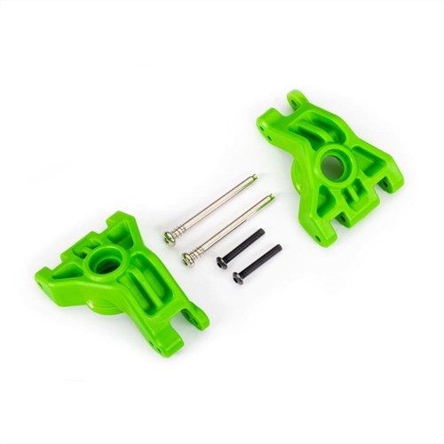 Carriers, stub axle, rear, extreme heavy duty, green (left &
right)/ 3x41mm hinge pins (2)/ 3x20mm BCS (2) (for use with #9080
upgrade kit)
