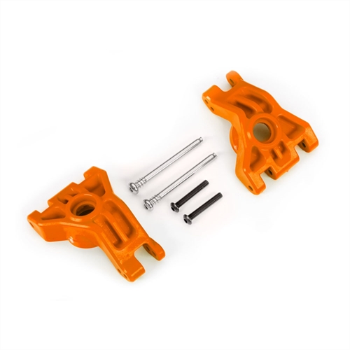 Carriers, stub axle, rear, extreme heavy duty, orange (left &
right)/ 3x41mm hinge pins (2)/ 3x20mm BCS (2) (for use with #9080
upgrade kit)
