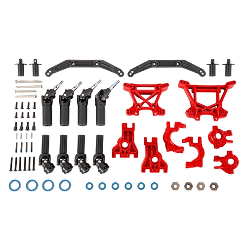 Outer Driveline & Suspension Upgrade Kit, extreme heavy duty,
red
