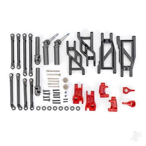 Outer Driveline & Suspension Upgrade Kit, extreme heavy duty,
red (fits Rustler 2WD or Stampede 2WD)
