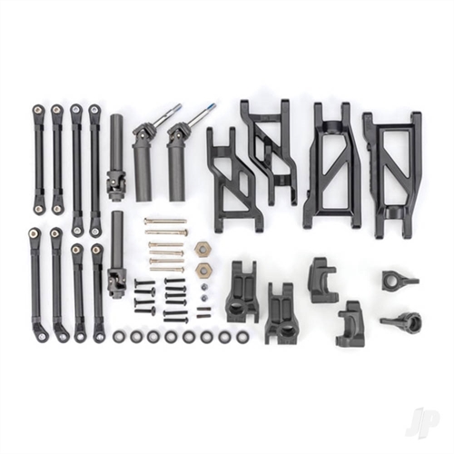 Outer Driveline & Suspension Upgrade Kit, extreme heavy duty,
black (fits Rustler 2WD or Stampede 2WD)
