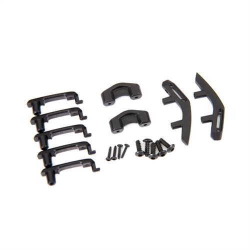 Door handles, left & right/ trail sights, left & right/
trail sight retainers (2)/ 2.6x8 BCS (4)/ 1.6x7 BCS (self-tapping)
(4) (fits #9211 body)
