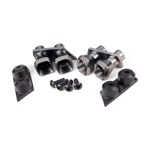 Exhaust tips (2) / exhaust tip mounts (2) / 2.6X8 BCS (4)