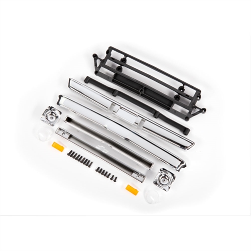 Body accessories, Chevrolet C10, chrome (includes grille (upper
& lower), headlight housings (left & right), bumpers (front
& rear), mounting retainers and hardware)
