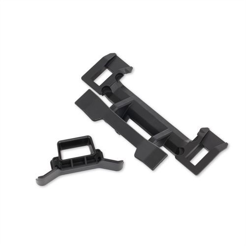Body mounts, rear / shock guard (body retainer), front
