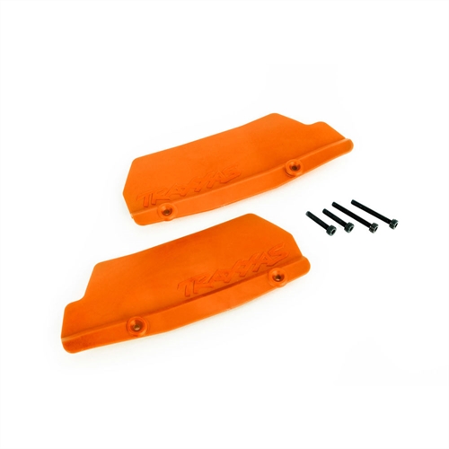 Mud guards, rear, orange (left and right) / 3x15 CCS (2)